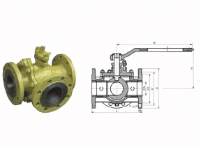T型三通球閥 T型三通球閥