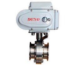 衛(wèi)生級快接電動蝶閥 衛(wèi)生級快接電動蝶閥