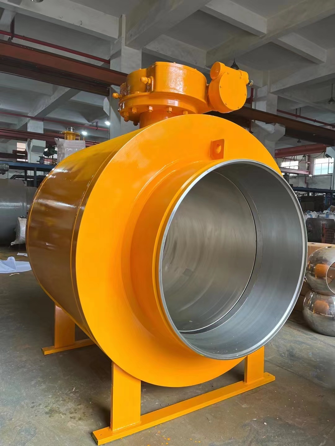 大口徑渦輪焊接球閥 大口徑渦輪焊接球閥