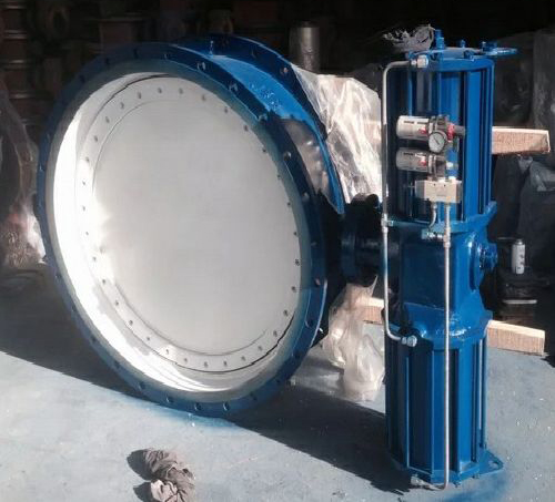 氣動法蘭蝶閥 氣動法蘭蝶閥