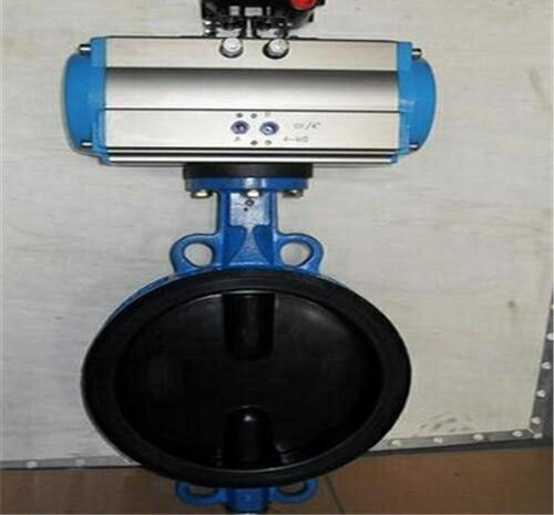 對夾式氣動全襯膠蝶閥 對夾式氣動全襯膠蝶閥