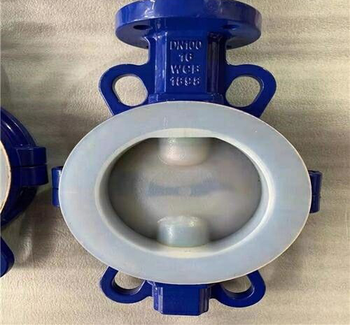 襯F46對夾蝶閥 襯F46對夾蝶閥